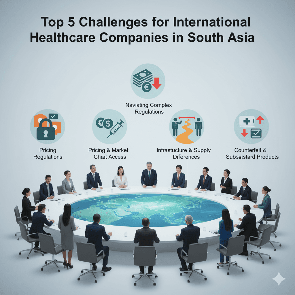 Top 5 Challenges for International Healthcare Companies in South Asia